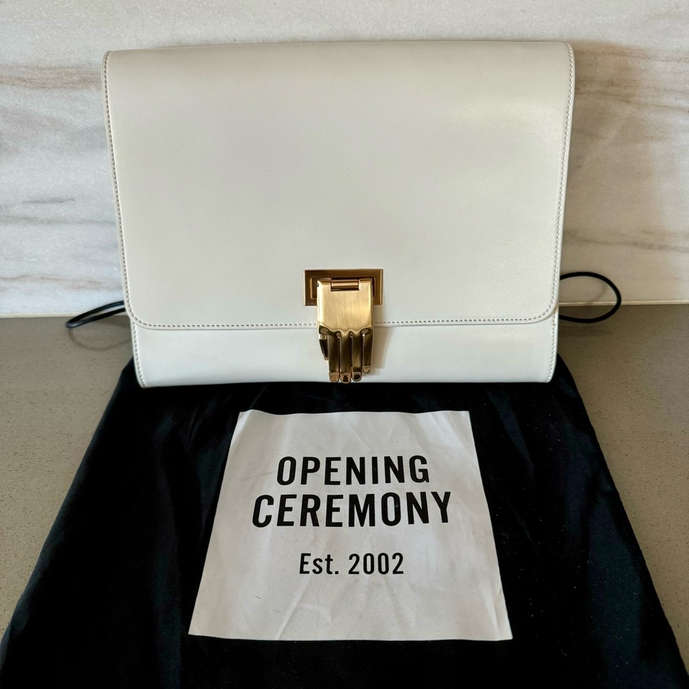 Opening Ceremony leather “Nokki” handbag